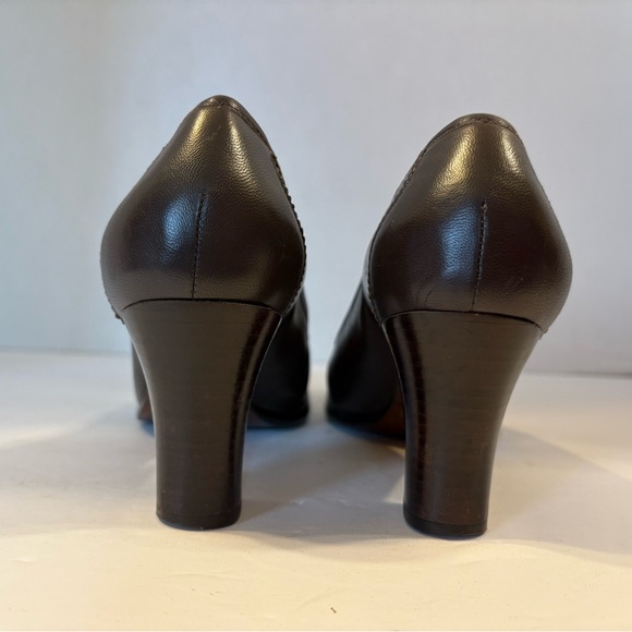 Etienne Aigner brown leather pumps heels size 8 - Picture 7 of 10